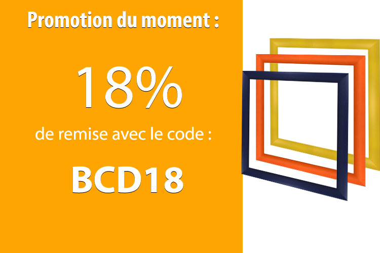 18% de remise avec le code BCD18